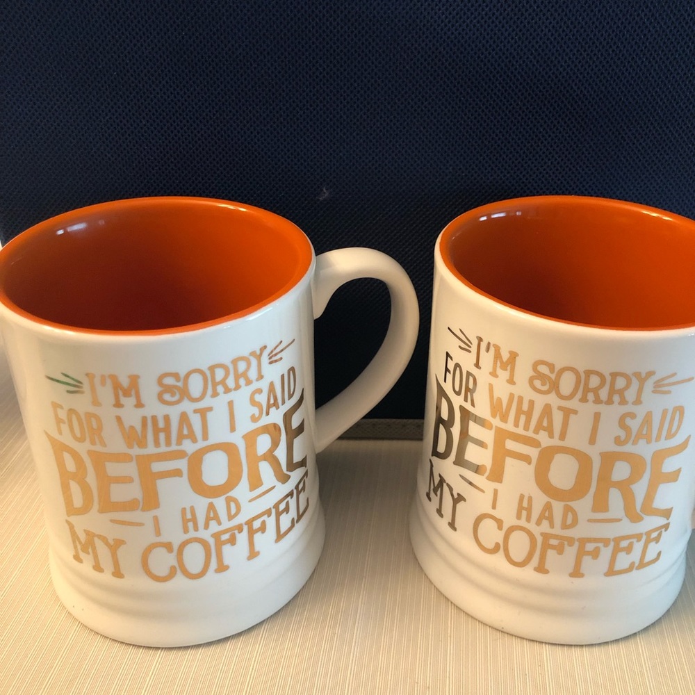 🆕  “I’m Sorry for what I said”  2 Coffee Mugs